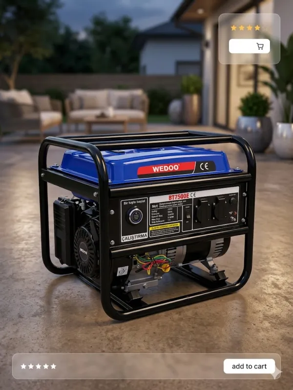 WEDOO BT7500E BENZİNLİ JENERATÖR